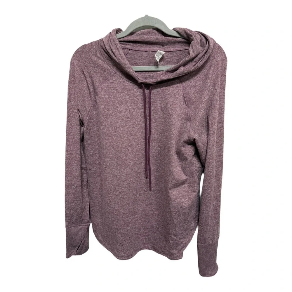 Balance Collection Purple Hoodie Size Large Active Wear Athletic Comfort Workout